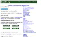Desktop Screenshot of loudlit.org